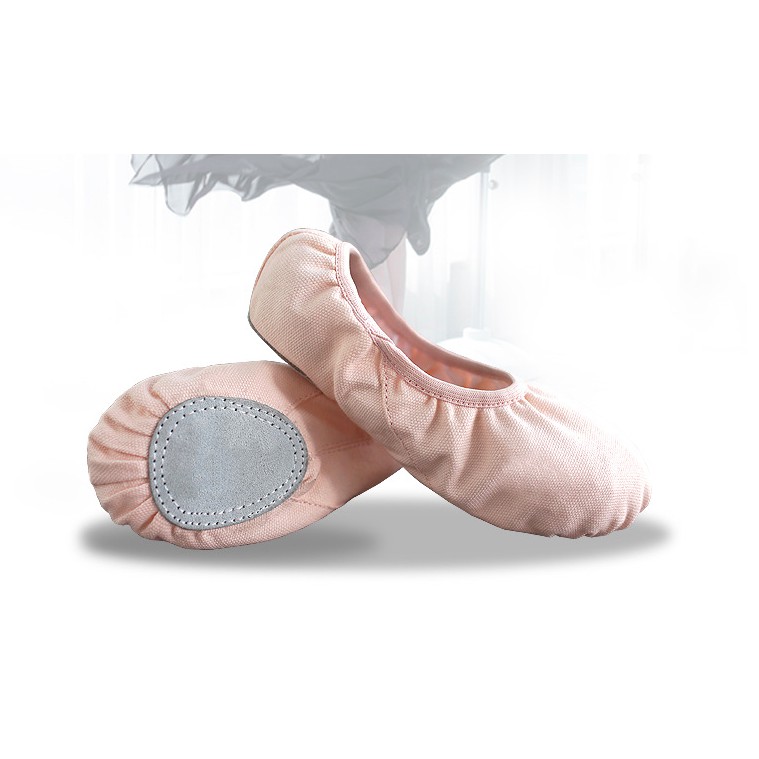 Combo 5 đôi giày múa ba lê (giày múa ballet) vải mềm GM05
