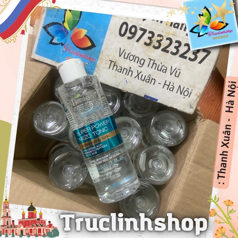 Nước hoa hồng Bielenda xanh dương cấp ẩm, dưỡng da sáng mịn 200ml