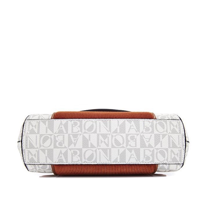 Túi đeo chéo nữ da bò phối họa tiết BONIA Monogram