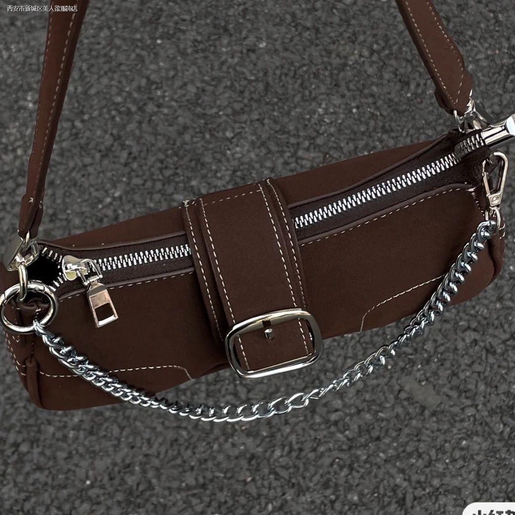 Poplar Niche Túi Đeo Vai Chính Hãng Có Dây Xích Đeo Vai Mùa Thu Đông Nóng Bỏng Dễ Phối Đồ Cho Nữ