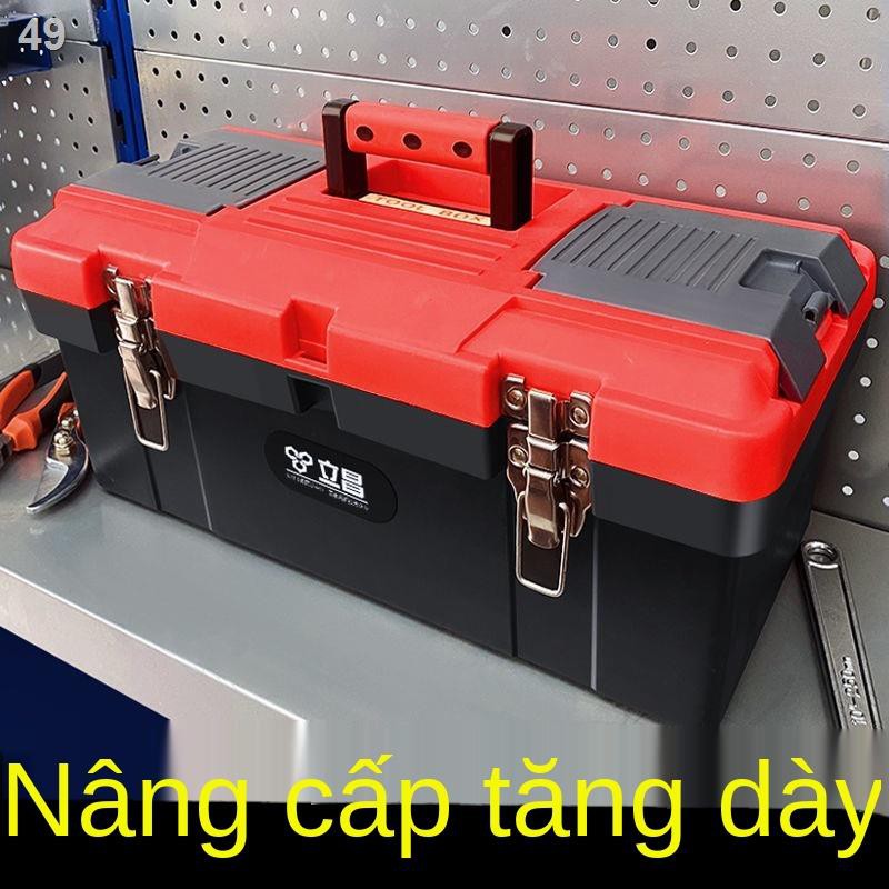 Hộp công cụ lớn di động Phần cứng cấp nghiệp đựng đồ nghề sửa chữa đa năng dụng của thợ điện