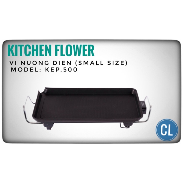 [Mã ELHADEV giảm 4% đơn 300K] Vỉ nướng điện Hàn Quốc KitchenFlower Kep 500