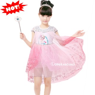 Đầm Elsa. Váy Đầm Công Chúa Elsa Xinh đẹp