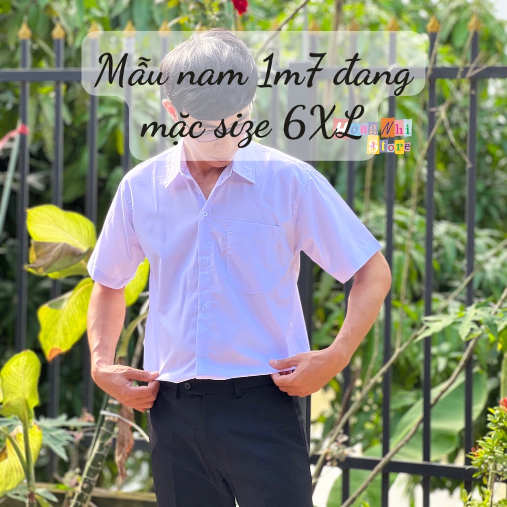 Sơ Mi Trắng Nam Tay Ngắn Đi Học 1 Túi Dáng Rộng 85kg Trở Lại Ulzzang Hồng Nhi Store