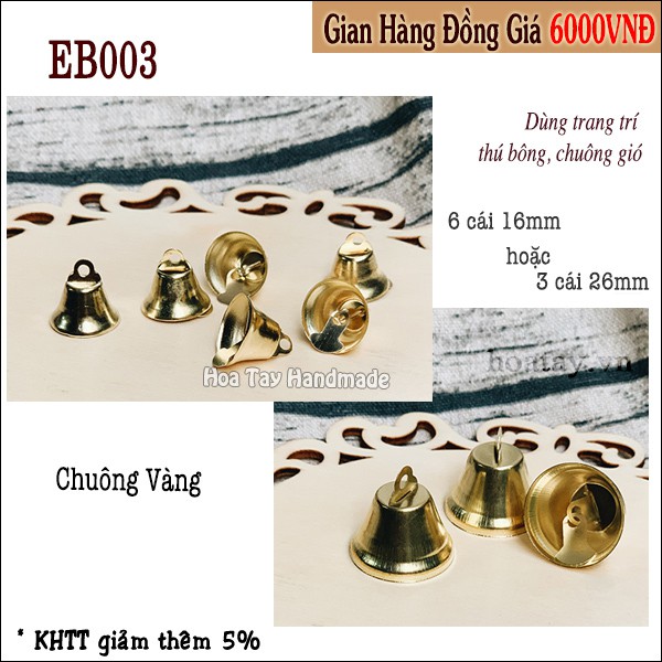 Chuông vàng Cỡ lớn và cỡ nhỏ EB003