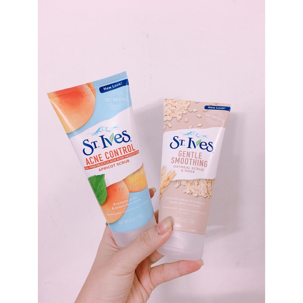 Sữa rửa mặt tẩy tế bào chết lúa mạch Gentle Smoothing Oatmeal Scrub & Mask 170g - MYLA SHOP