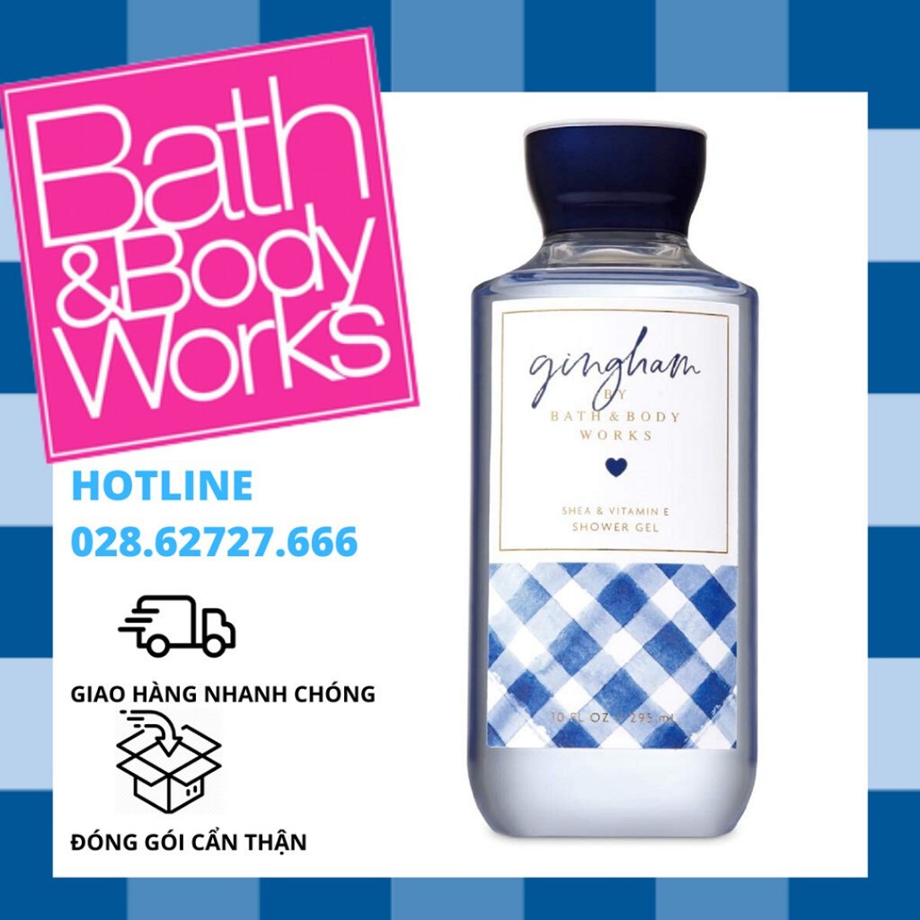 Sữa Tắm Bath And Body Works Gingham Shower Gel (295ml)