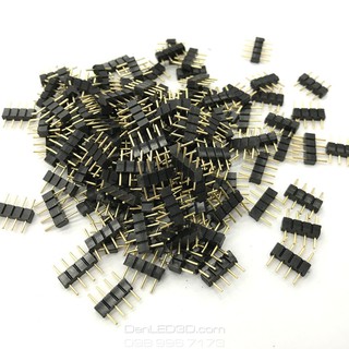 Ghim Nối PCB , Phụ Kiện Đèn Led Tiktok RGB 5050 3528 Đầu Cắm 4 Chân, Jack Cắm