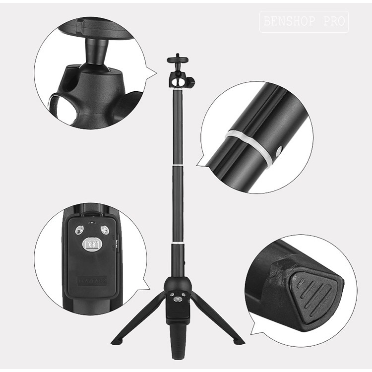 Chân đế kiêm gậy chụp hình bluetooth Yunteng YT-9928 (đen) | BigBuy360 - bigbuy360.vn