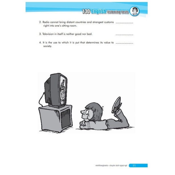 Sách - 130 bài luyện nghe tiếng Anh ( Kèm CD)