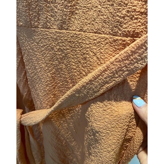 VÁY MIDI CÀ RỐT CỔ VUÔNG -@luna.maay