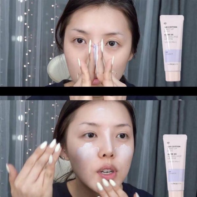 [chính hãng🇰🇷] Kem lót the face Air Cotton Make Up Base | BigBuy360 - bigbuy360.vn
