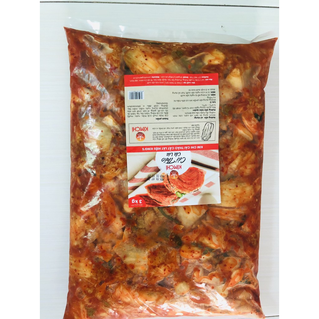 GÓI 3KG KIM CHI HÀN QUỐC CHUA DỊU, ÍT CAY