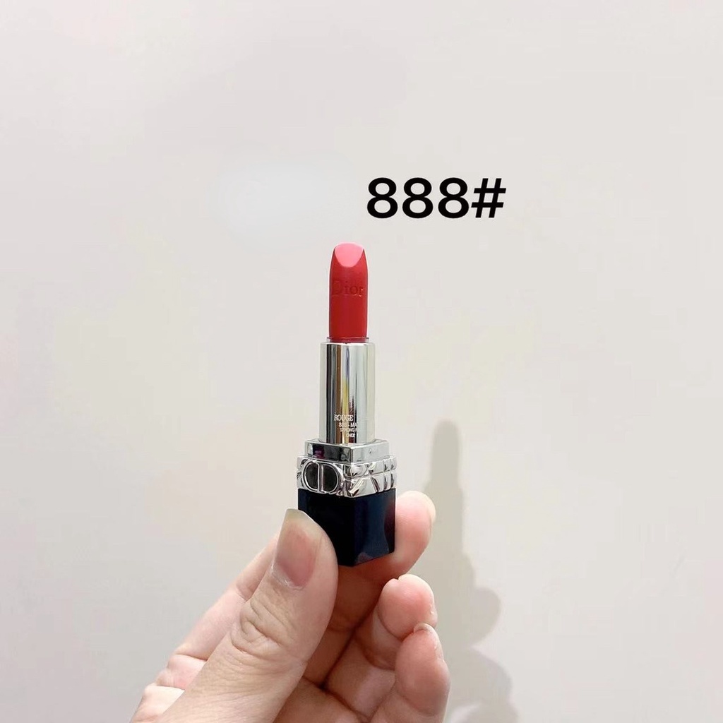 Dior Son Môi 1.4g1.4g Dưỡng Ẩm Màu Lì 888 mini Tiện Dụng