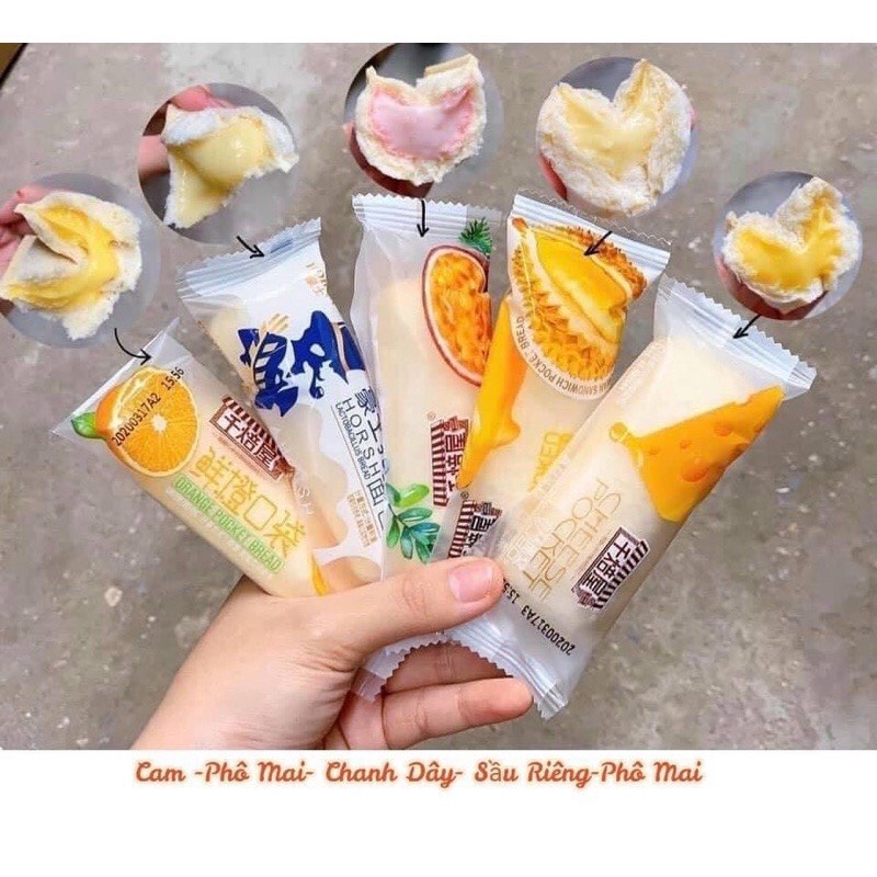 Bánh Sữa Chua Đài Loan 5 VỊ thơm ngon hấp dẫn Tiệm ăn vặt ĂN LÀ MÊ