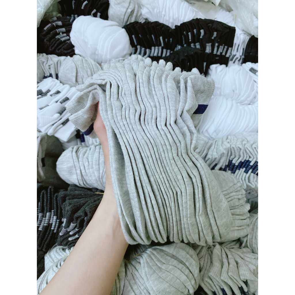 [GIÁ SỈ RẺ NHẤT THỊ TRƯỜNG ] Tất Vớ Nam Nữ Cổ Ngắn 100% Cotton , Giúp Êm Chân, Chống Hôi Thoáng Mát Cả Ngày