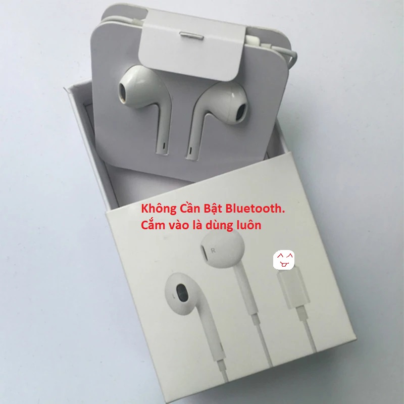 Tai Nghe Nhét Tai Có Dây Full Hộp KHÔNG BẬT BLUETOOTH Cho ĐT táo 7/8/X/11/xs max/12/13ProMax/14/14ProMax
