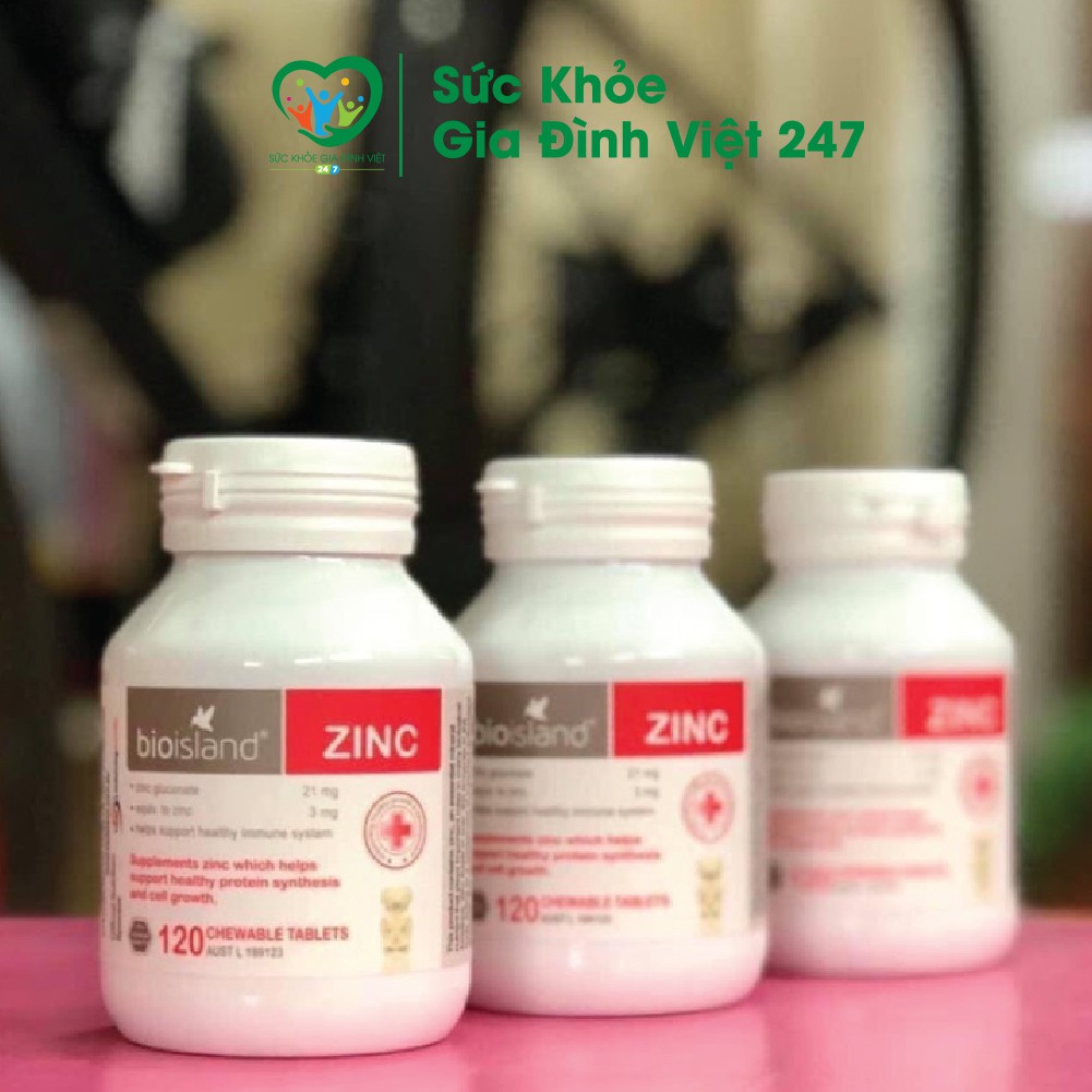 Viên Uống Kẽm Zinc Bio Island Úc - Giúp bé phát triển toàn diện