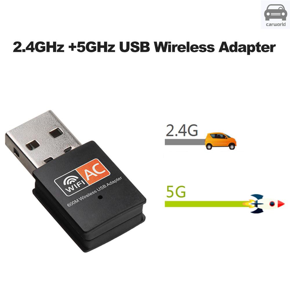 Usb chuyển đổi Wifi 600mbps 2.4ghz+5ghz 802.11a/b/g/n/ac | BigBuy360 - bigbuy360.vn