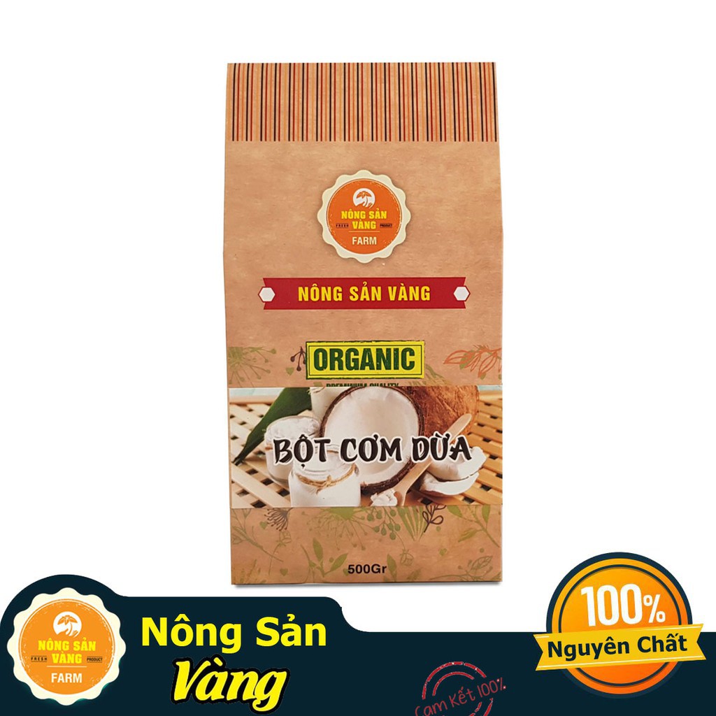 [Hot]Bột Cơm Dừa 500gr - Nông Sản Vàng