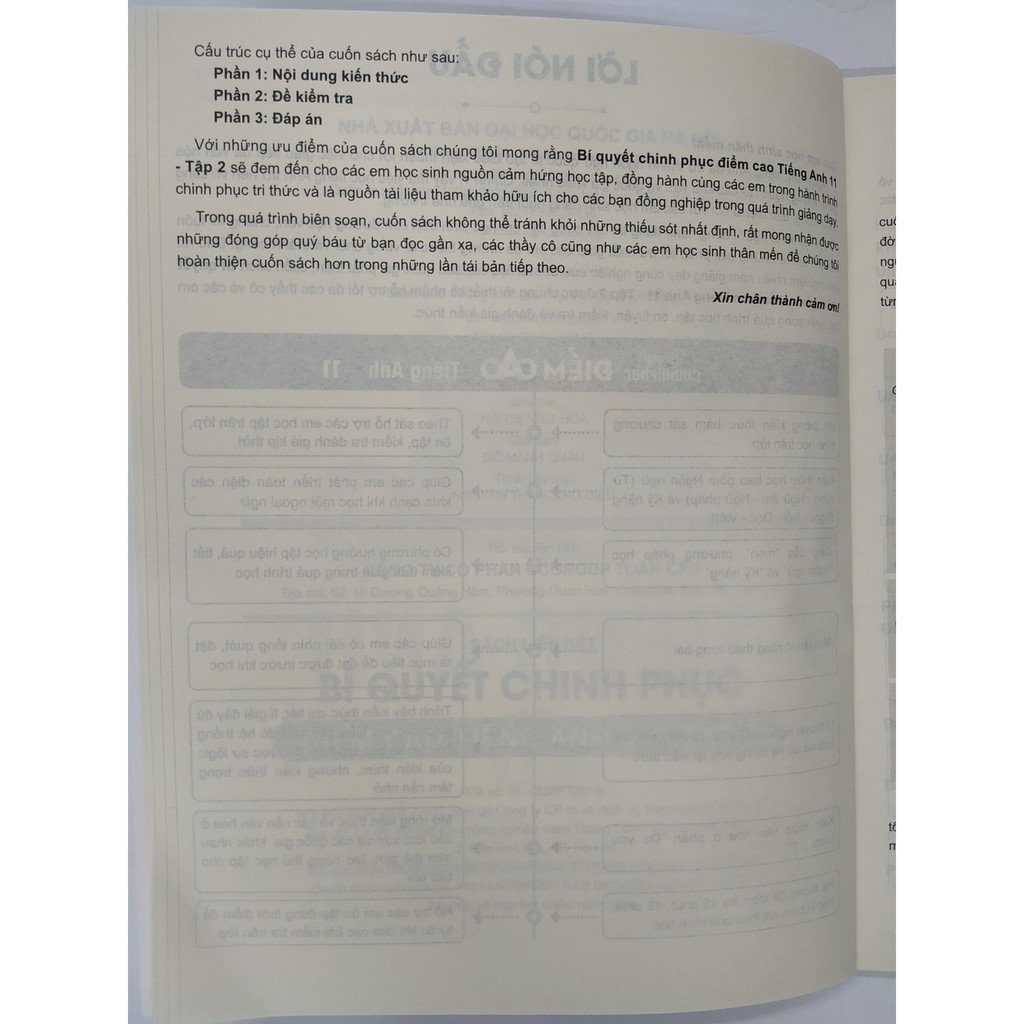 Sách - Bí quyết chinh phục điểm cao tiếng Anh 11 Tập 2
