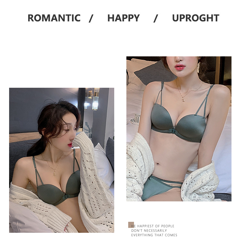 Bộ đồ lót không gọng khóa cài trước gợi cảm cho nữ (có bán lẻ) | BigBuy360 - bigbuy360.vn