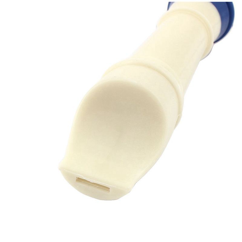 Sáo thổi soprano với 6 lỗ âm màu trắng phối xanh dương