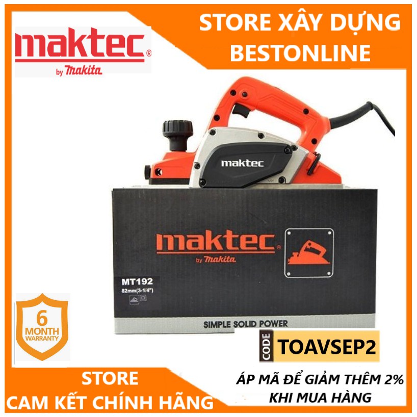 Máy bào gỗ chính hãng Maktec MT192