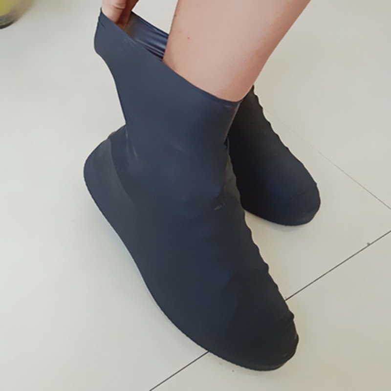 Vỏ Bọc Giày Đi Mưa Bằng Silicone Dày Dặn Thoải Mái Chống Trượt / Thấm Nước