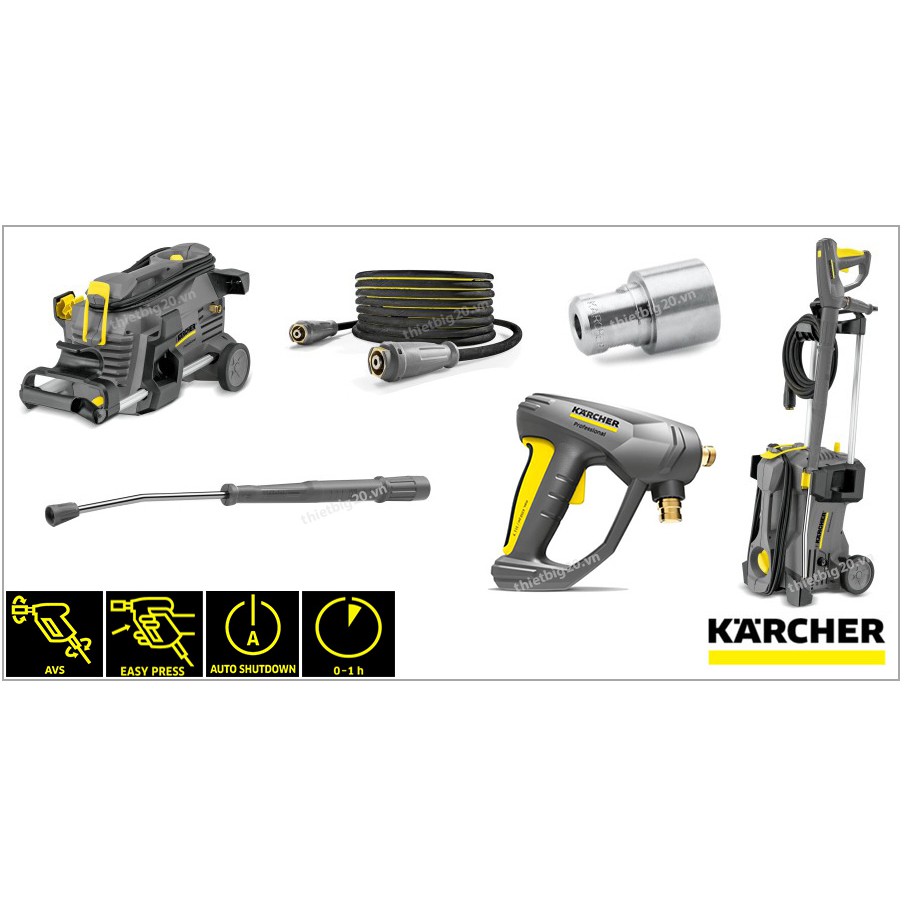 Máy xịt rửa xe cao áp của Đức Karcher HD 5/11 P - 2.2kW, 220V