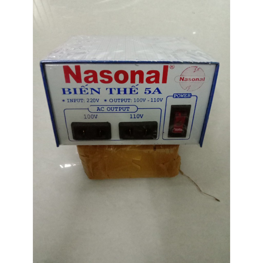 BIẾN THẾ 5A(chuyển từ điện 220v ra 110/100v)