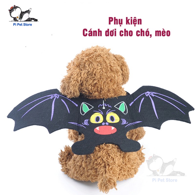 Cánh dơi cho chó, mèo - Phụ kiện làm đẹp cho Chó - Pi Pet Store