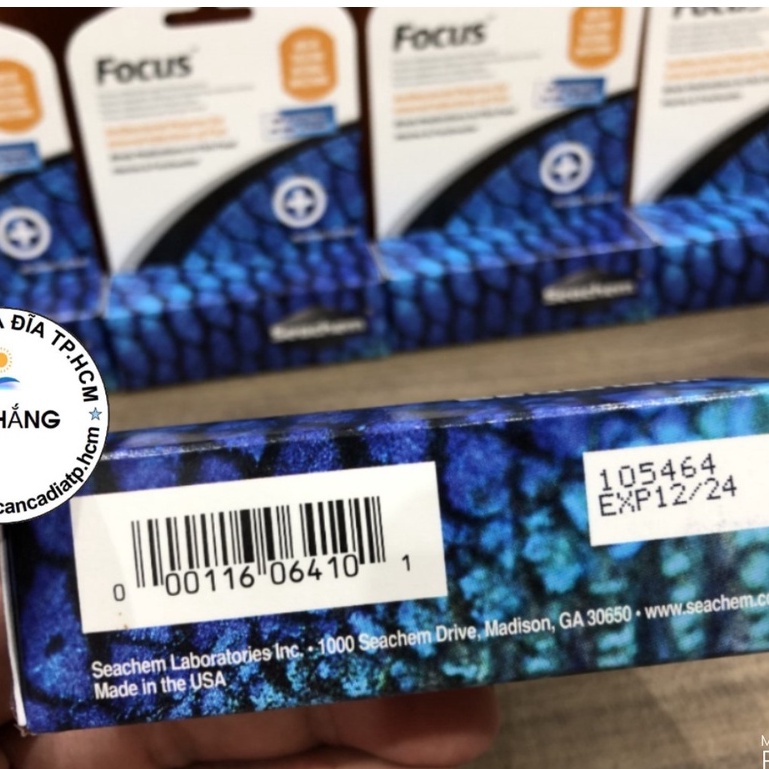 Bột Seachem Focus : Đ.iều trị kháng vi khuẩn tập trung cho cá