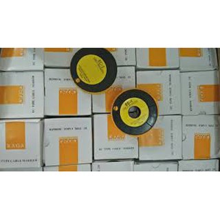 Vòng đánh số dây mạng cao su cat5,cat6 E2 ( bộ 5000 số)