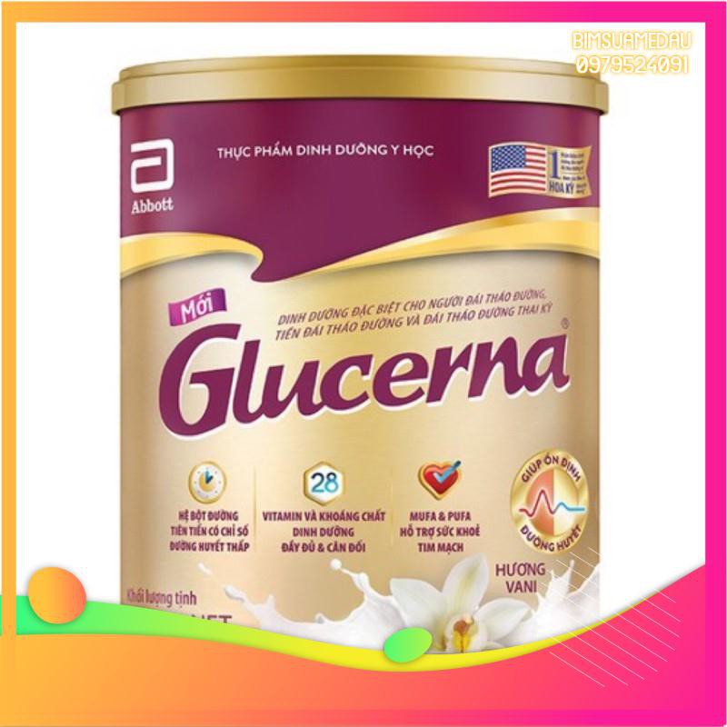 [Bimsuamedau]- Glucerna Vani 400g ( Sữa tiểu đường )