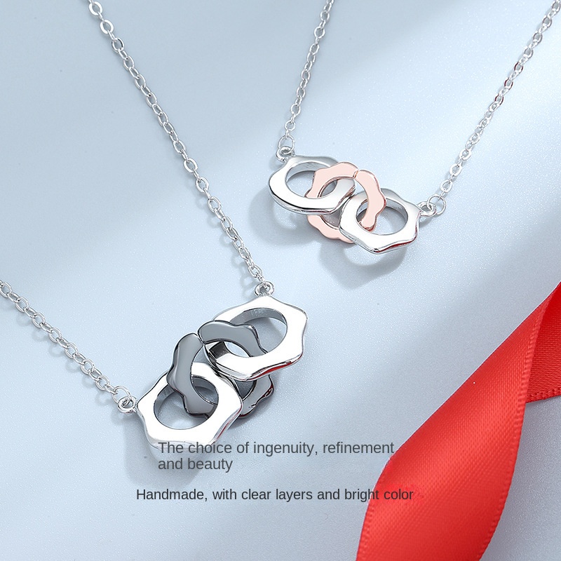 Vòng cổ Ba Vòng Màu Đơn Giản Thời Trang Dành Cho Cặp Đôi