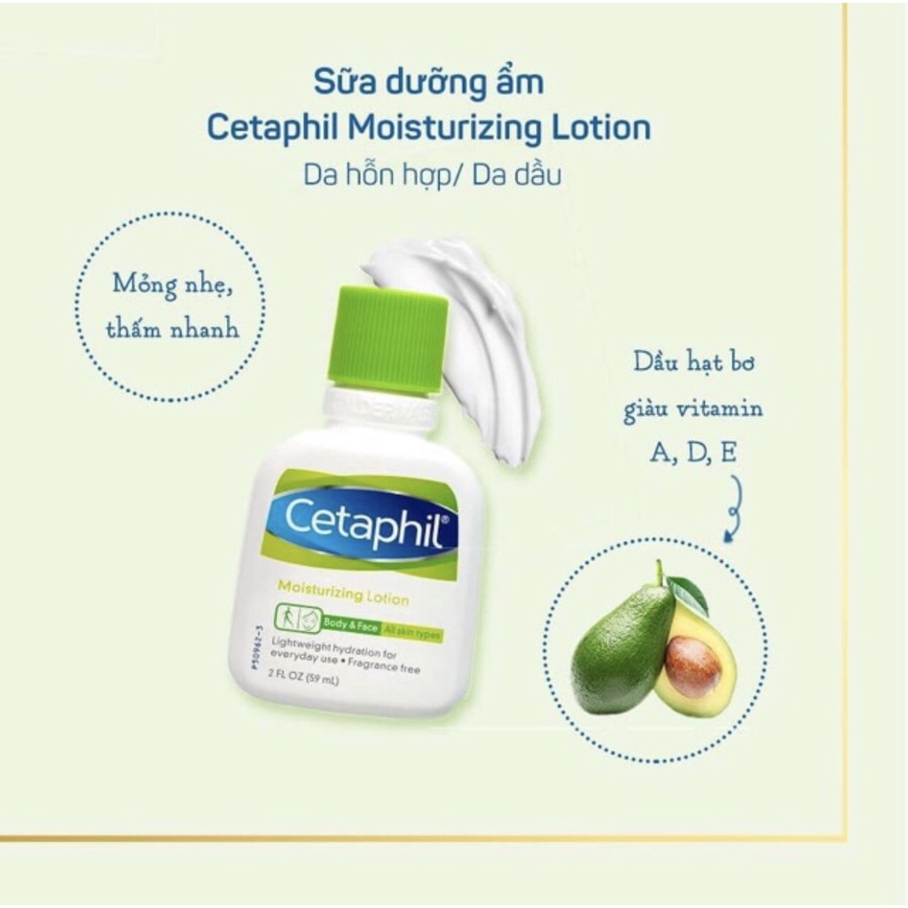 [CHÍNH HÃNG CÓ TEM] Cetaphil Moisturizing Lotion 200mL - Sữa dưỡng ẩm mặt và toàn thân