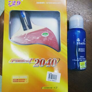 Vợt bóng bàn 729 2040 dọc và 1 hộp keo dán vợt