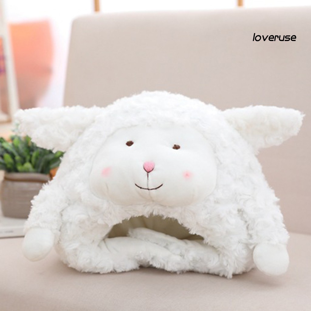 Mũ đội hình con cừu dễ thương xinh xắn sử dụng chụp ảnh