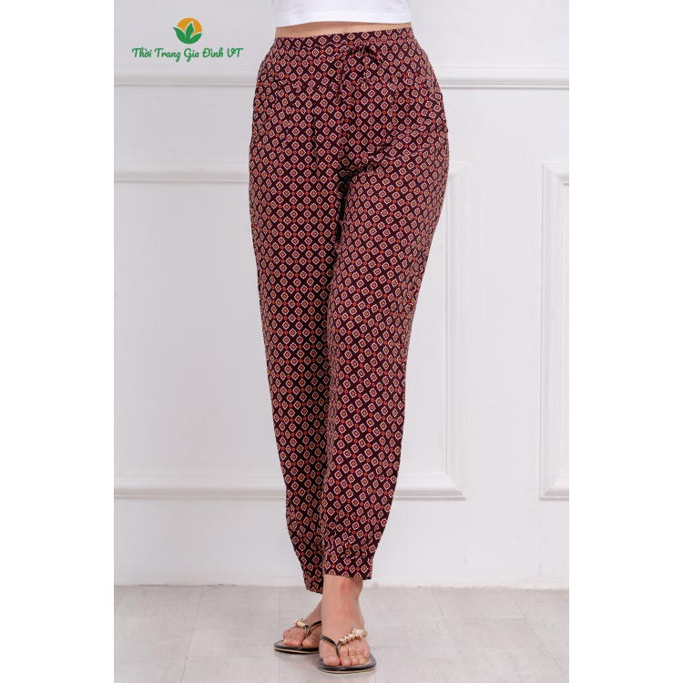 Quần dài nữ chất liệu lanh Q07.2202 - Mặc thoải mái, thoáng mát - Thời Trang Gia Đình VT