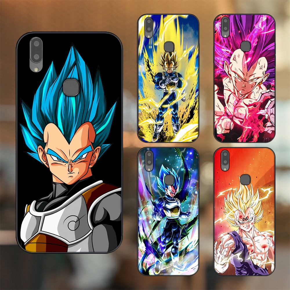 Ốp lưng Vivo V9, Y85, V11i viền đen in hình Vegeta Dragon Ball