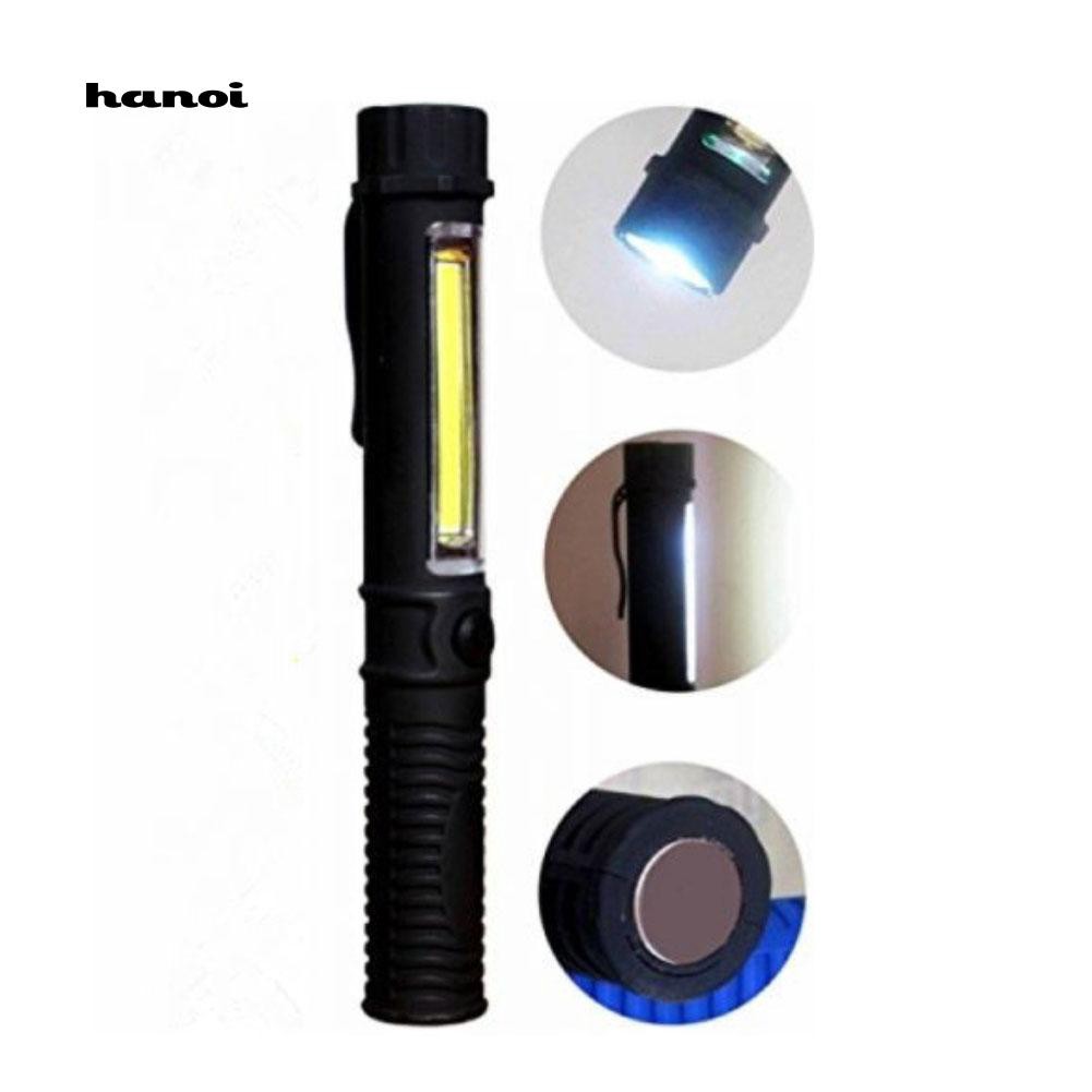 Đèn pin LED COB chiếu sáng bỏ túi đa năng tiện dụng