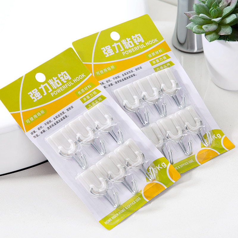 Bộ 6 Móc Dán Tường Treo Đồ Đa Năng Tiện Dụng