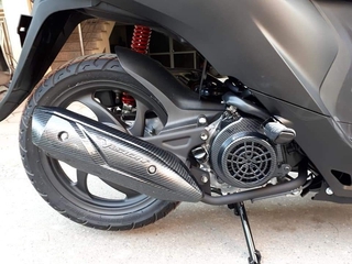 ốp bô đen carbon xe vision đời 2014 đến 2020