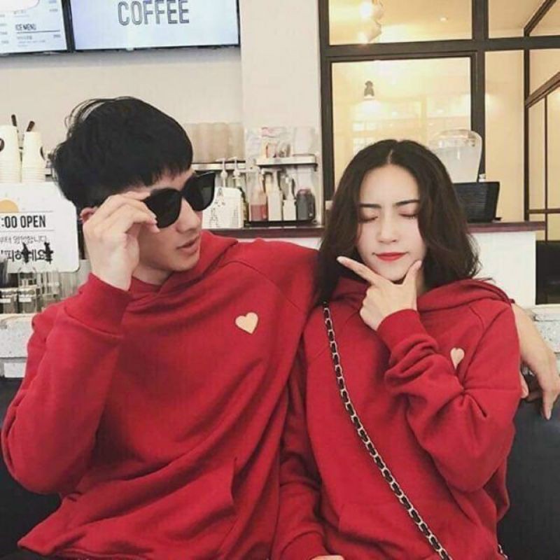 áo đôi hoodie nam nữ