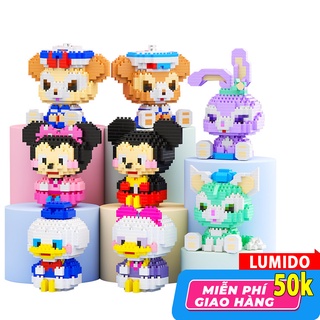 Mô Hình Lắp Ráp Lego Mini Nhân Vật Hoạt Hình Dễ Thương LUMIDO