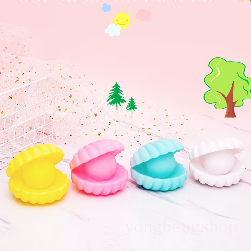 Đèn ngủ để bàn hình vỏ ngọc trai sáng tạo