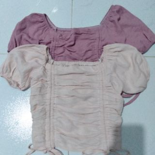 Áo kiểu dây rút 2 bên