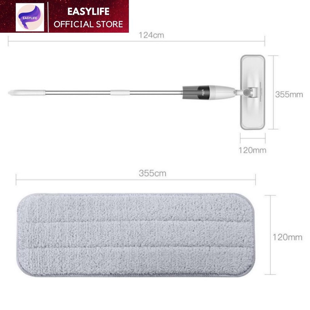 Cây lau nhà thông minh phun sương, Cây lau nhà 360 Xiaomi Delmar TB800