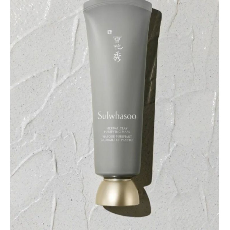 Mặt nạ đất sét sulwhasoo trắng da ngừa mụn thải độc hút dầu Herbal clay purifying Mask 35ml